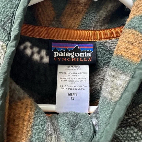 Patagonia Men’s Synchilla® Snap-T® Pullover, size XS - Picture 4 of 4
